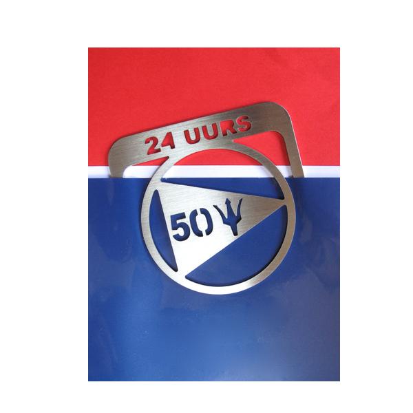 Papierclip van edelstaal - Vervaardigd ter gelegenheid van de 50e editie van de Delta Lloyd 24 uurs zeilrace