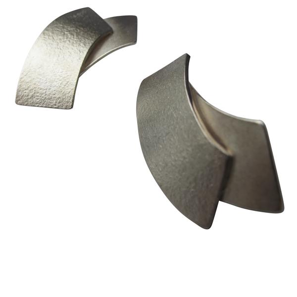 oorsieraden, zilver, design - oorsieraad met steker of clip; zilver 