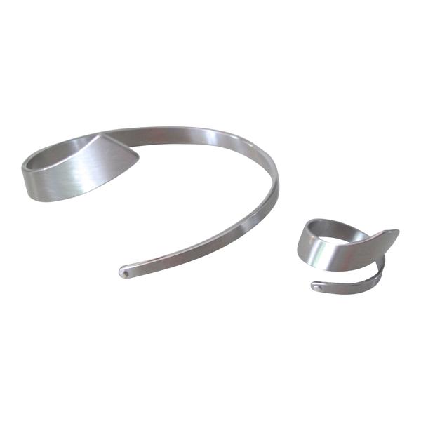Armband en ring van RVS -