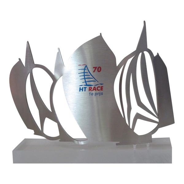 HT Zeil Race 2016 Zeil Trofee - "Voor de wind" in edelstaal